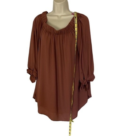 Wishlist mauve/taupe color, lightweight top size L - Picture 4 of 6